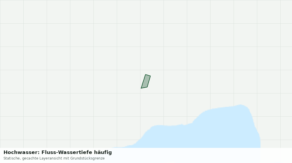 Statische Kartenansicht: Hochwasser: Fluss-Wassertiefe häufig