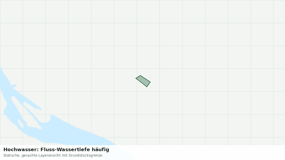 Statische Kartenansicht: Hochwasser: Fluss-Wassertiefe häufig