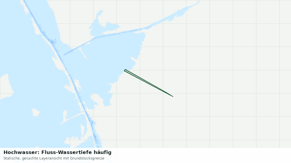 Statische Kartenansicht: Hochwasser: Fluss-Wassertiefe häufig