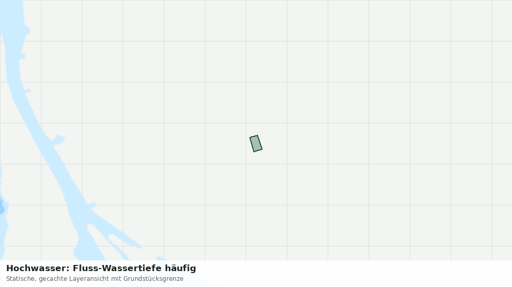 Statische Kartenansicht: Hochwasser: Fluss-Wassertiefe häufig