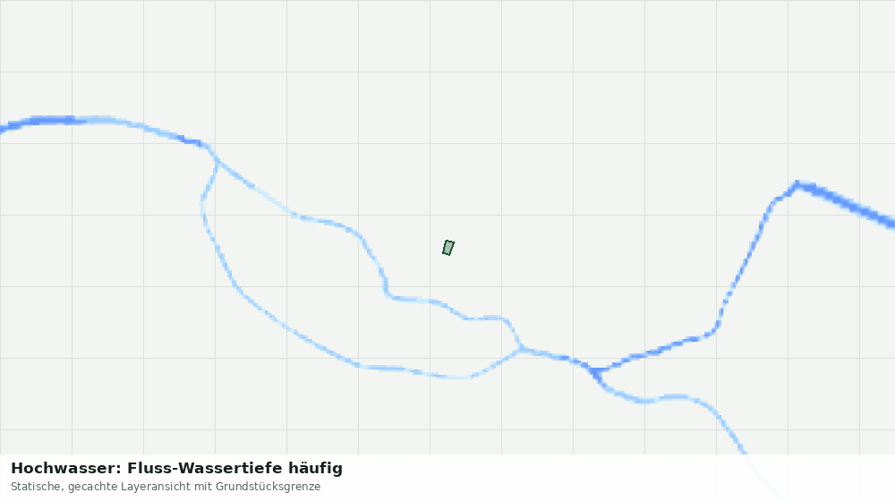 Statische Kartenansicht: Hochwasser: Fluss-Wassertiefe häufig