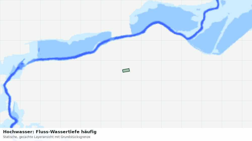 Statische Kartenansicht: Hochwasser: Fluss-Wassertiefe häufig