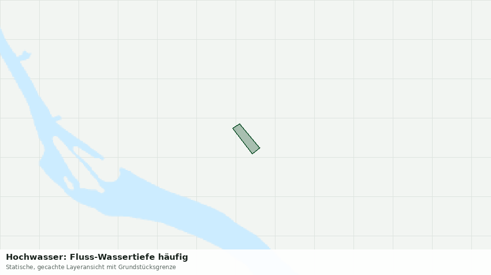 Statische Kartenansicht: Hochwasser: Fluss-Wassertiefe häufig
