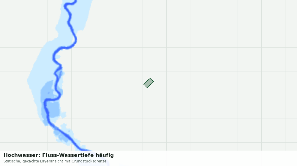 Statische Kartenansicht: Hochwasser: Fluss-Wassertiefe häufig