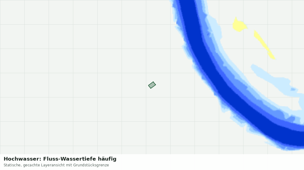Statische Kartenansicht: Hochwasser: Fluss-Wassertiefe häufig