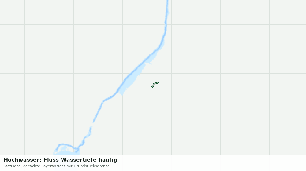 Statische Kartenansicht: Hochwasser: Fluss-Wassertiefe häufig