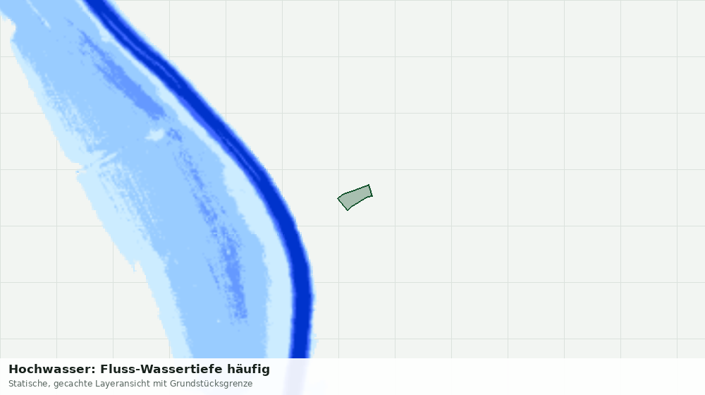 Statische Kartenansicht: Hochwasser: Fluss-Wassertiefe häufig