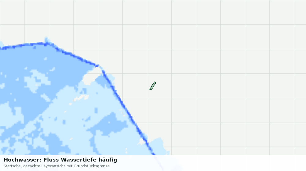 Statische Kartenansicht: Hochwasser: Fluss-Wassertiefe häufig
