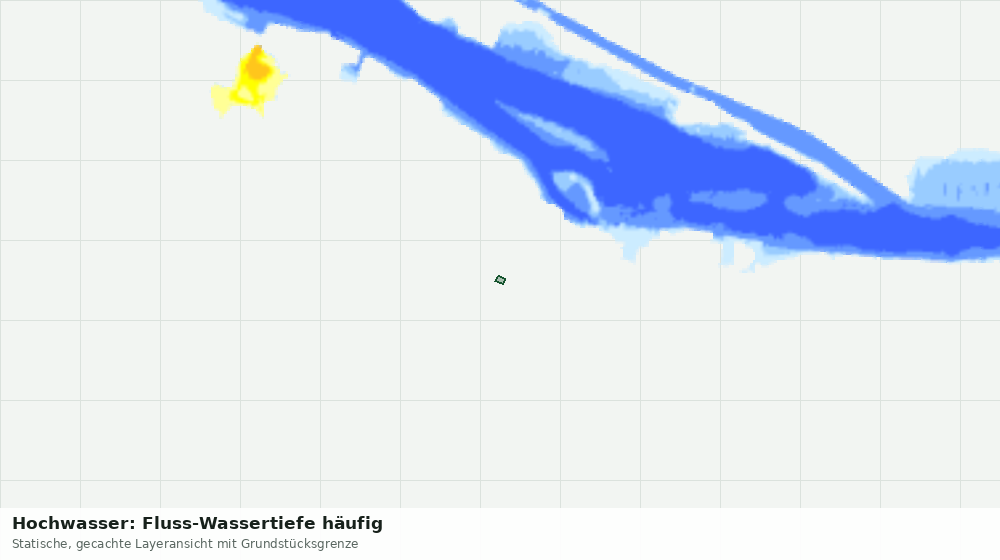 Statische Kartenansicht: Hochwasser: Fluss-Wassertiefe häufig