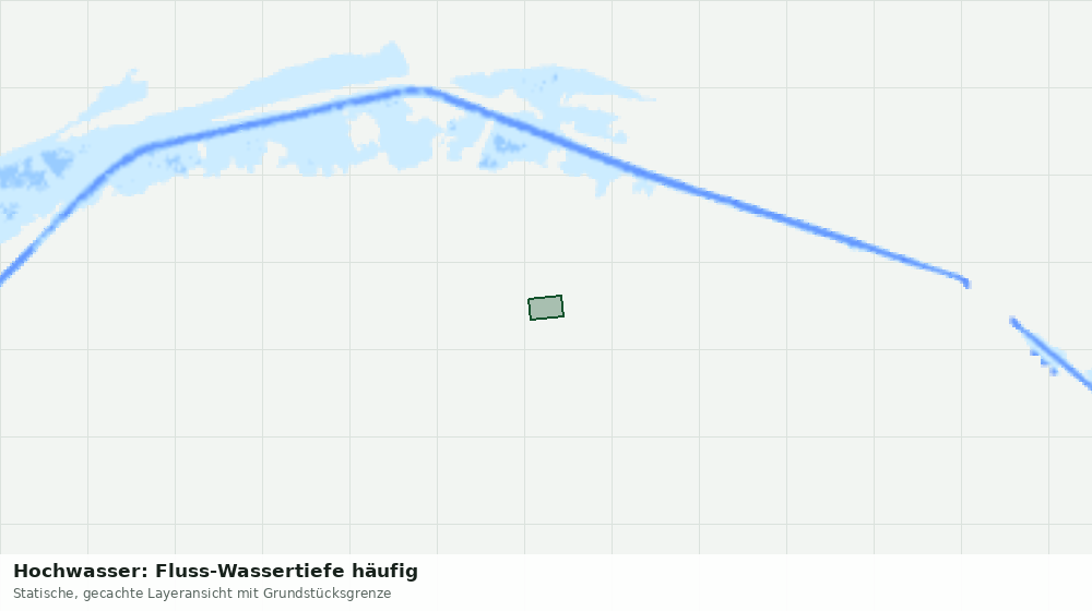 Statische Kartenansicht: Hochwasser: Fluss-Wassertiefe häufig