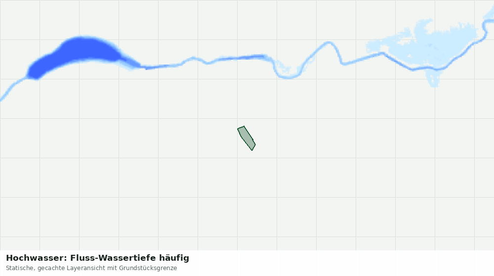 Statische Kartenansicht: Hochwasser: Fluss-Wassertiefe häufig