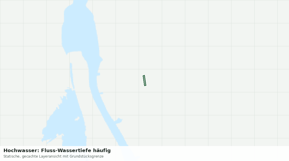 Statische Kartenansicht: Hochwasser: Fluss-Wassertiefe häufig