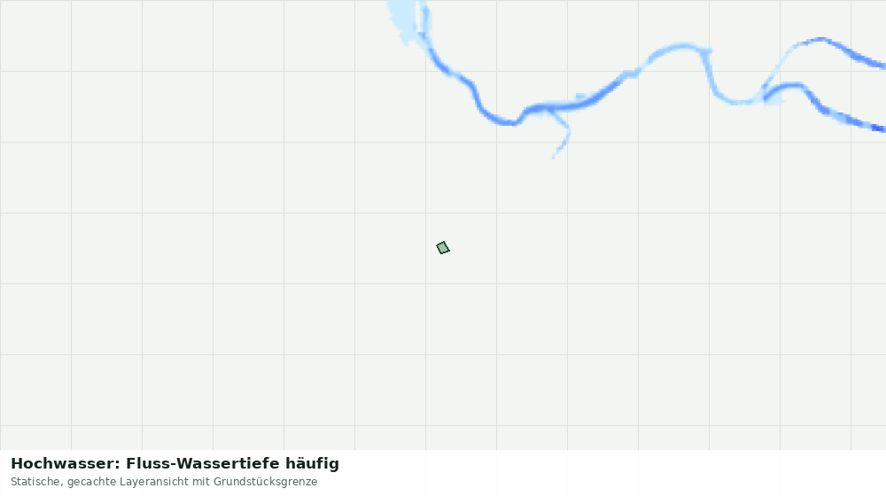 Statische Kartenansicht: Hochwasser: Fluss-Wassertiefe häufig