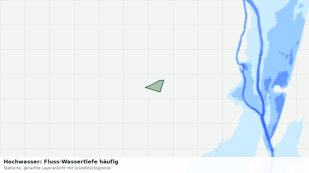 Statische Kartenansicht: Hochwasser: Fluss-Wassertiefe häufig