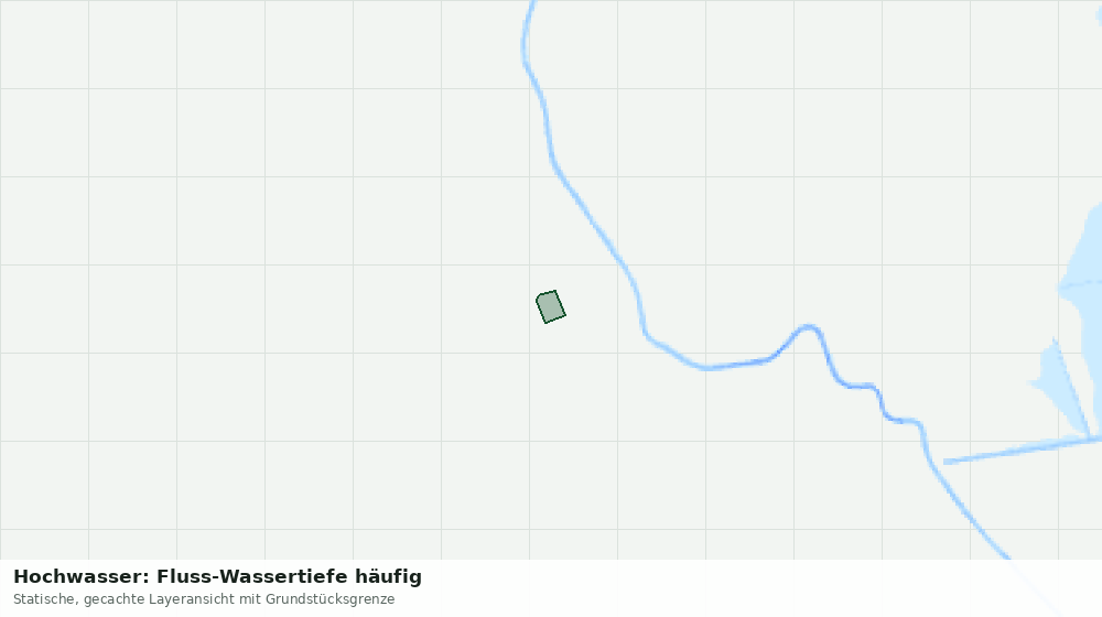 Statische Kartenansicht: Hochwasser: Fluss-Wassertiefe häufig