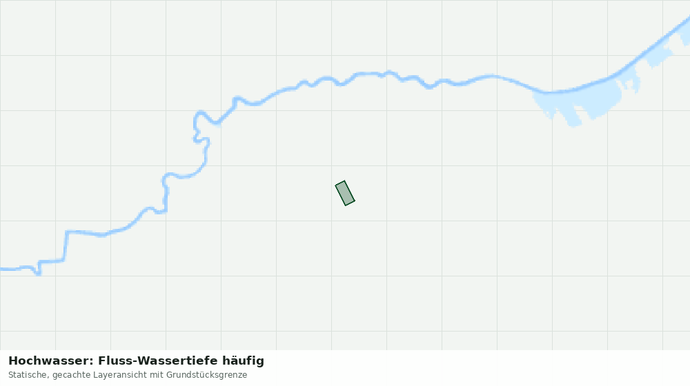 Statische Kartenansicht: Hochwasser: Fluss-Wassertiefe häufig