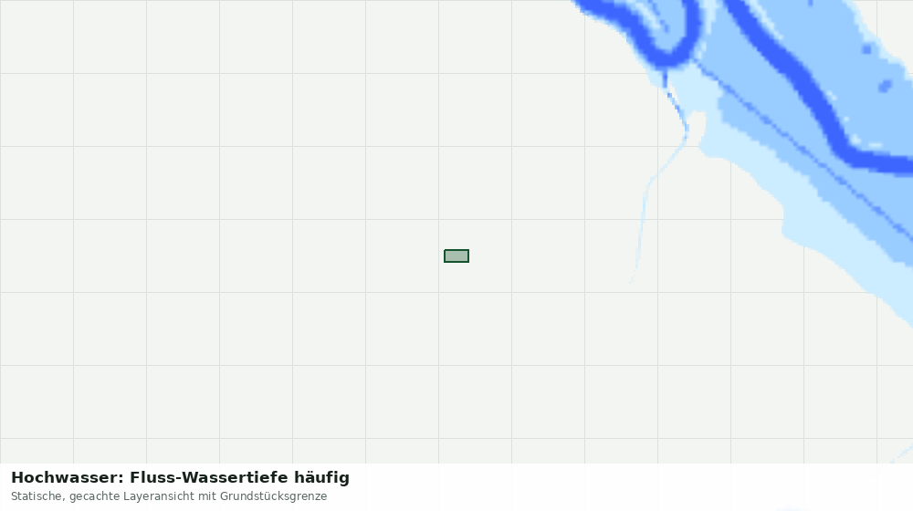 Statische Kartenansicht: Hochwasser: Fluss-Wassertiefe häufig