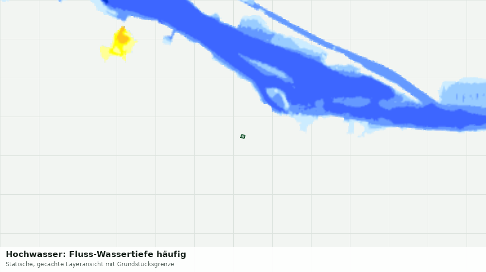 Statische Kartenansicht: Hochwasser: Fluss-Wassertiefe häufig