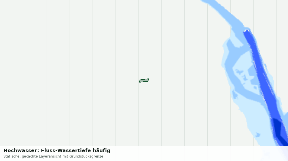 Statische Kartenansicht: Hochwasser: Fluss-Wassertiefe häufig