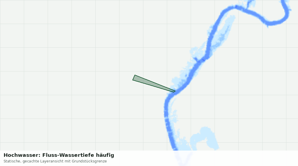 Statische Kartenansicht: Hochwasser: Fluss-Wassertiefe häufig