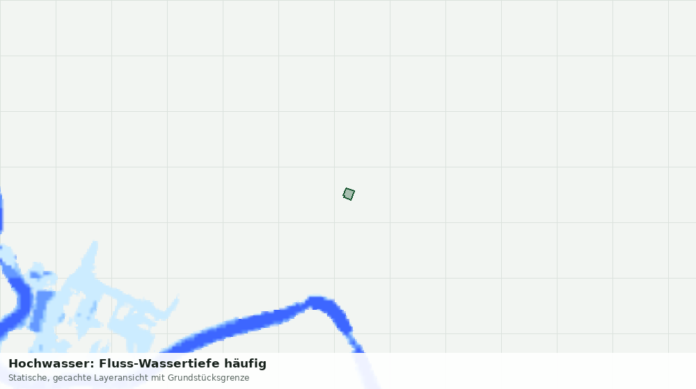 Statische Kartenansicht: Hochwasser: Fluss-Wassertiefe häufig