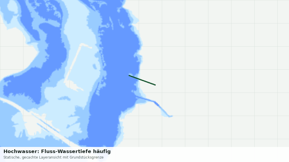 Statische Kartenansicht: Hochwasser: Fluss-Wassertiefe häufig