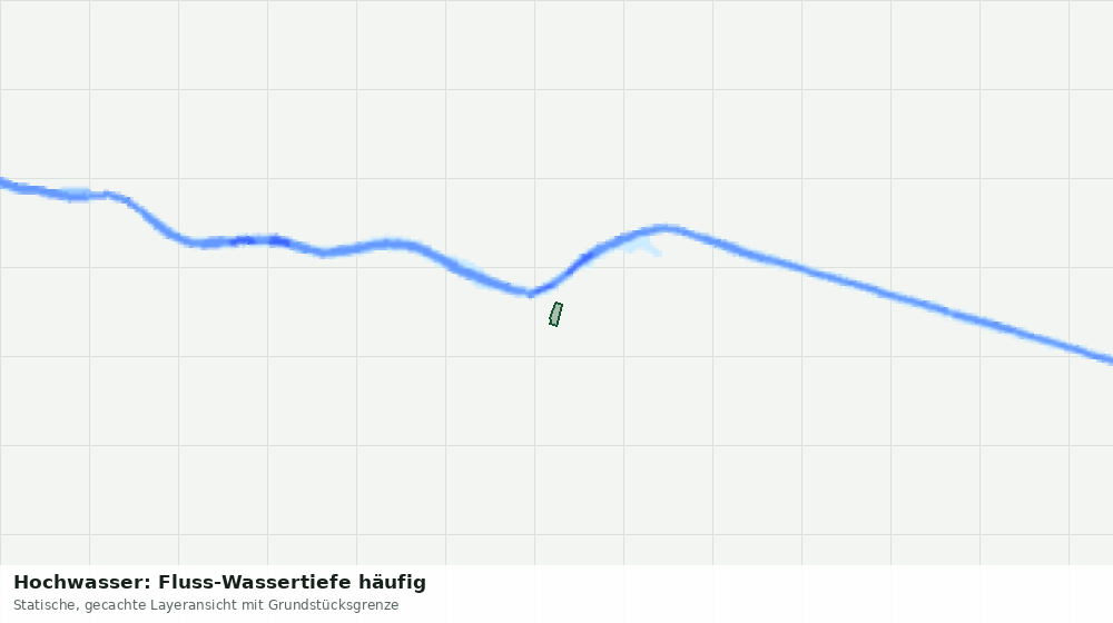 Statische Kartenansicht: Hochwasser: Fluss-Wassertiefe häufig