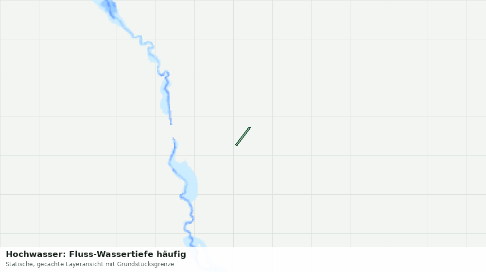 Statische Kartenansicht: Hochwasser: Fluss-Wassertiefe häufig