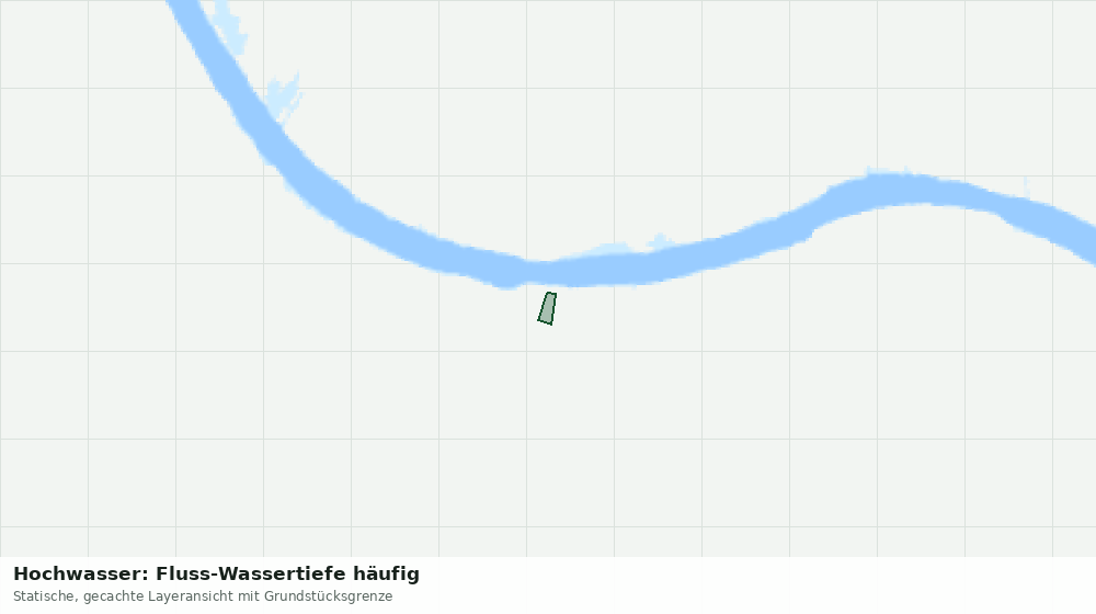 Statische Kartenansicht: Hochwasser: Fluss-Wassertiefe häufig