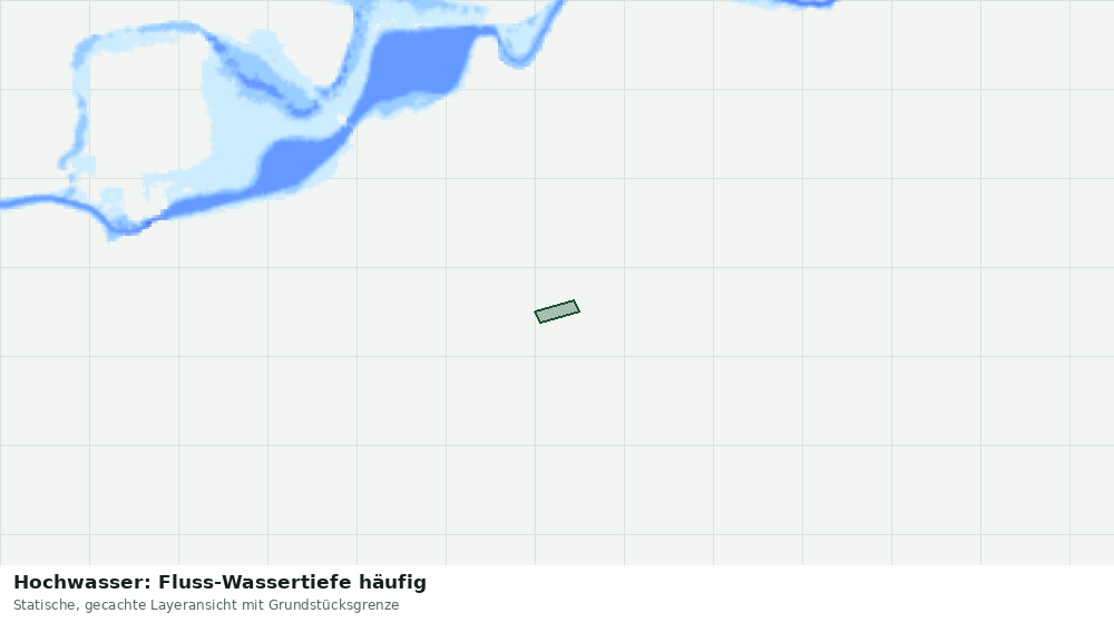 Statische Kartenansicht: Hochwasser: Fluss-Wassertiefe häufig