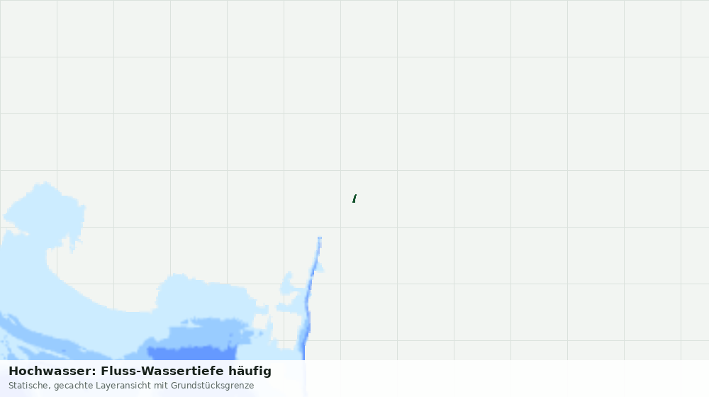 Statische Kartenansicht: Hochwasser: Fluss-Wassertiefe häufig