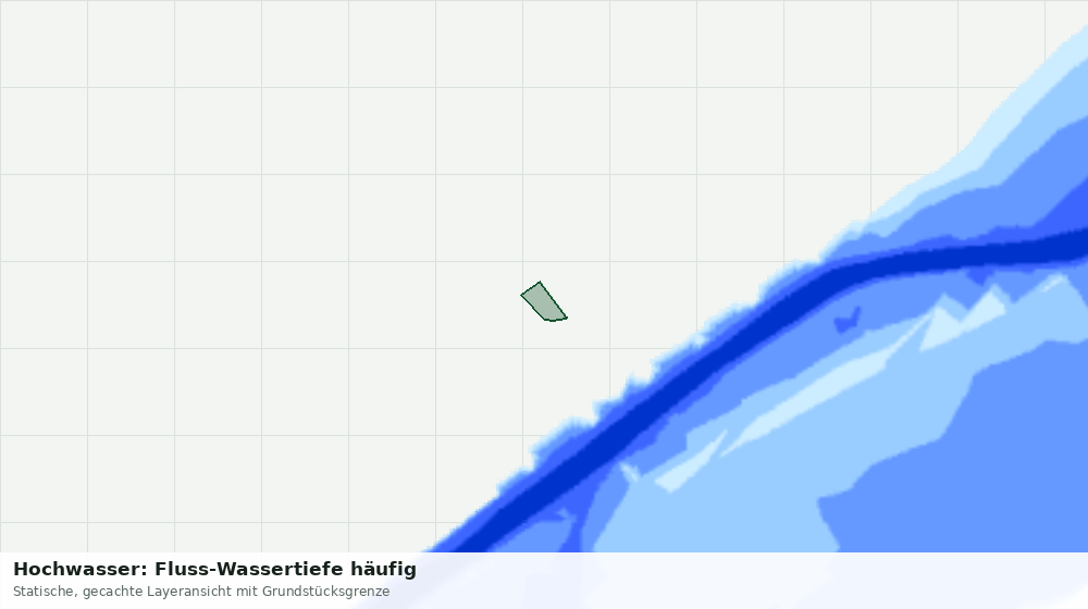 Statische Kartenansicht: Hochwasser: Fluss-Wassertiefe häufig
