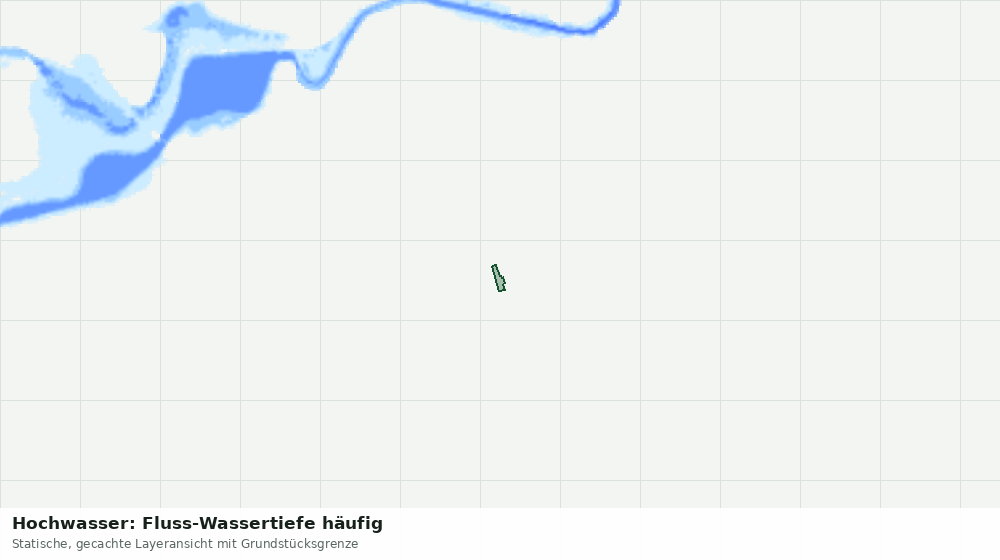 Statische Kartenansicht: Hochwasser: Fluss-Wassertiefe häufig