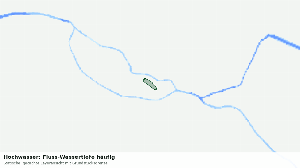 Statische Kartenansicht: Hochwasser: Fluss-Wassertiefe häufig