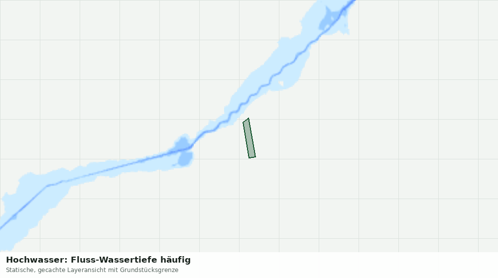 Statische Kartenansicht: Hochwasser: Fluss-Wassertiefe häufig