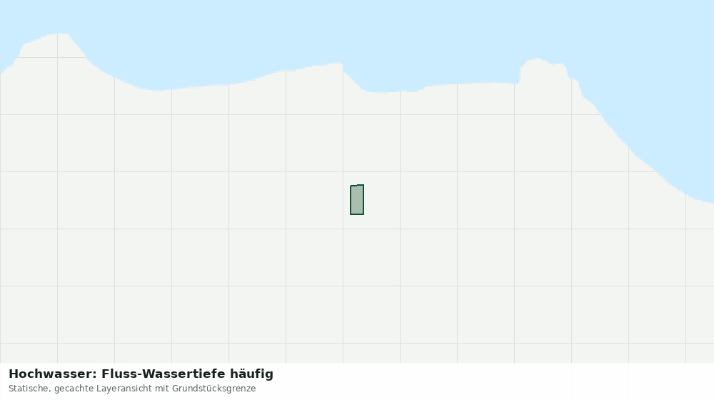Statische Kartenansicht: Hochwasser: Fluss-Wassertiefe häufig