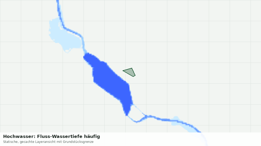 Statische Kartenansicht: Hochwasser: Fluss-Wassertiefe häufig