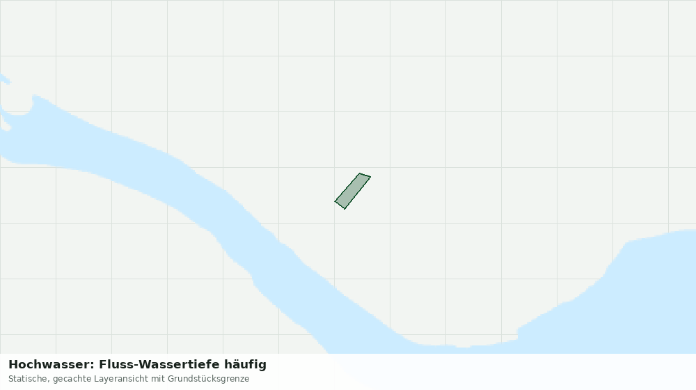 Statische Kartenansicht: Hochwasser: Fluss-Wassertiefe häufig