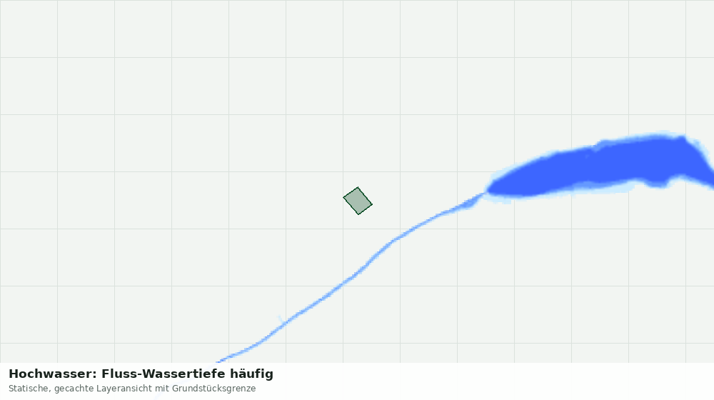 Statische Kartenansicht: Hochwasser: Fluss-Wassertiefe häufig