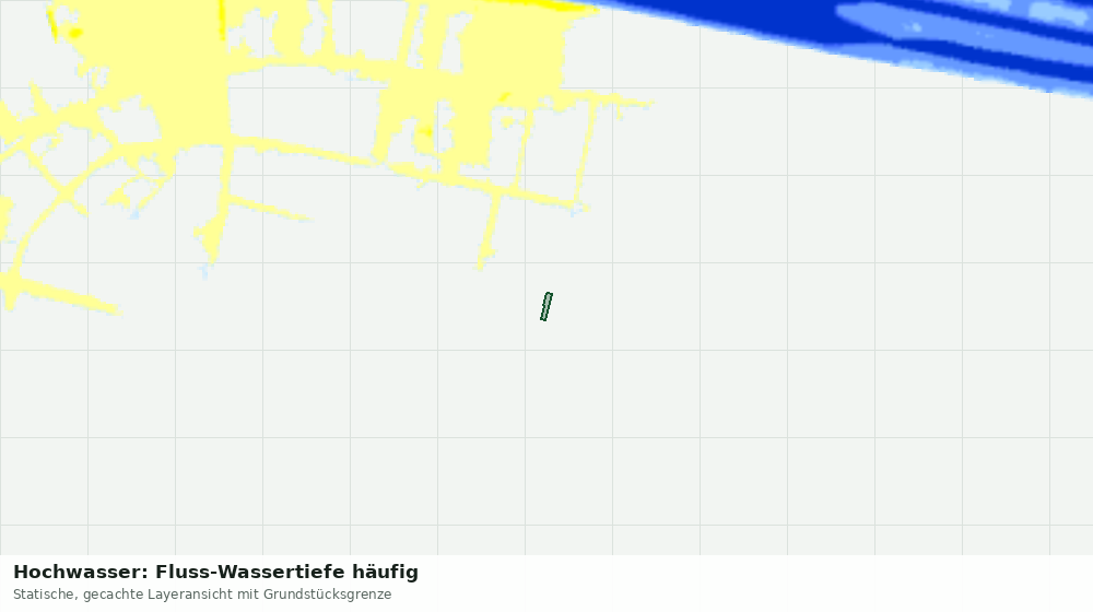 Statische Kartenansicht: Hochwasser: Fluss-Wassertiefe häufig