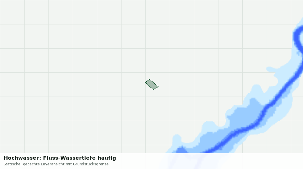 Statische Kartenansicht: Hochwasser: Fluss-Wassertiefe häufig