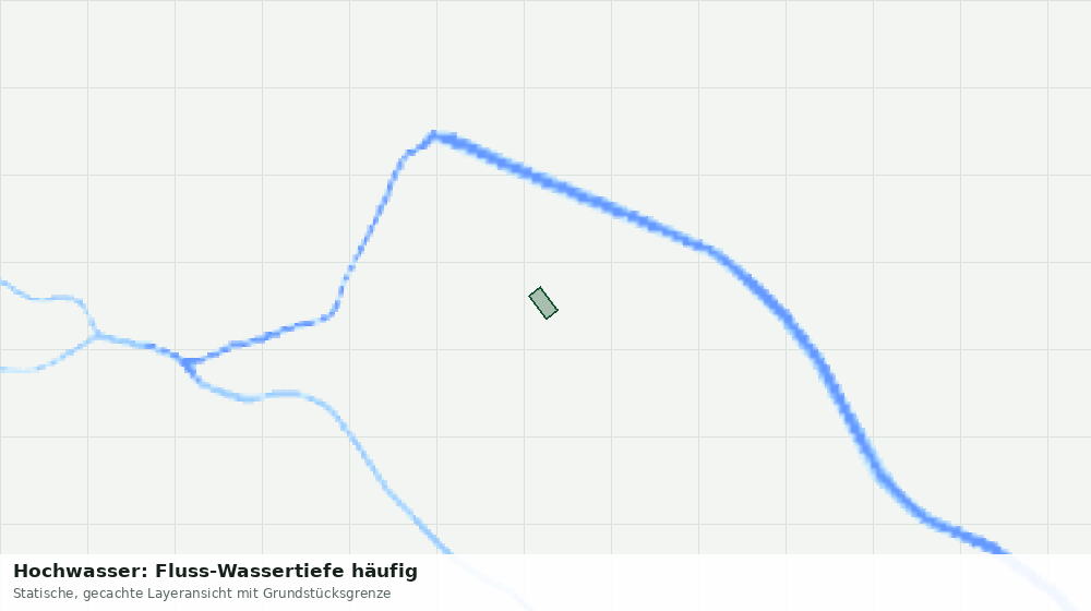 Statische Kartenansicht: Hochwasser: Fluss-Wassertiefe häufig