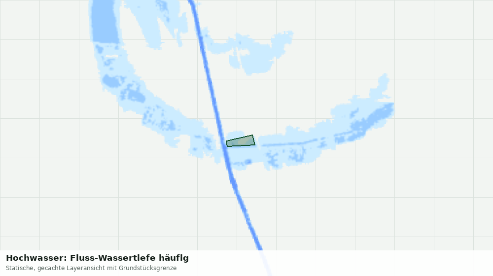 Statische Kartenansicht: Hochwasser: Fluss-Wassertiefe häufig