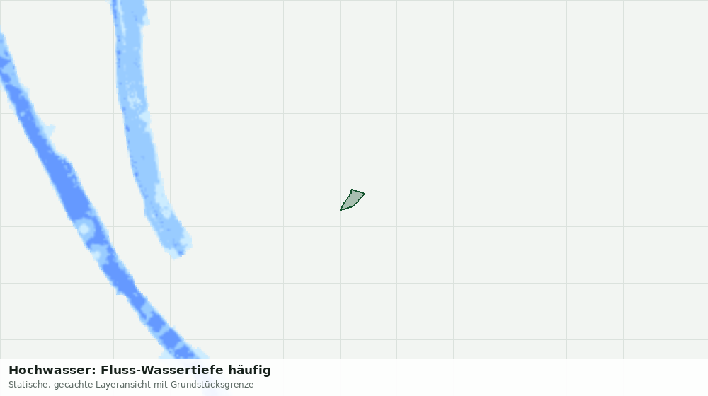 Statische Kartenansicht: Hochwasser: Fluss-Wassertiefe häufig