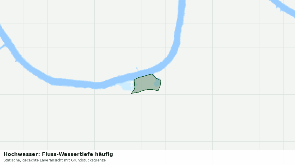 Statische Kartenansicht: Hochwasser: Fluss-Wassertiefe häufig