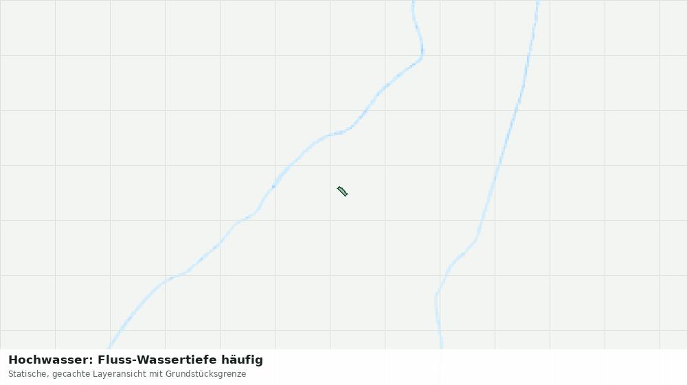 Statische Kartenansicht: Hochwasser: Fluss-Wassertiefe häufig