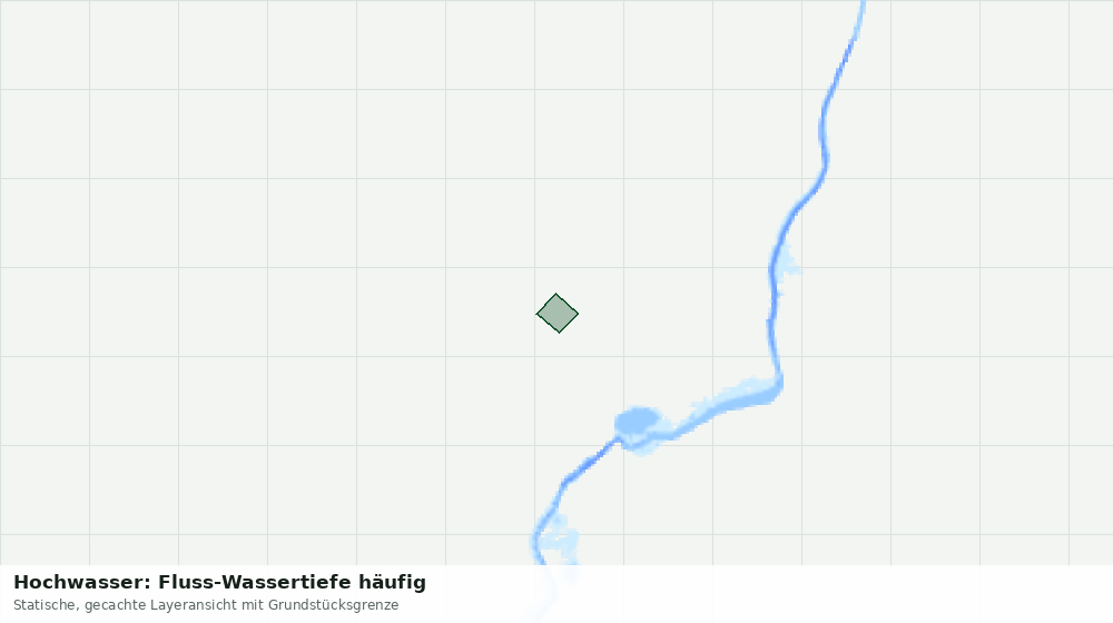 Statische Kartenansicht: Hochwasser: Fluss-Wassertiefe häufig