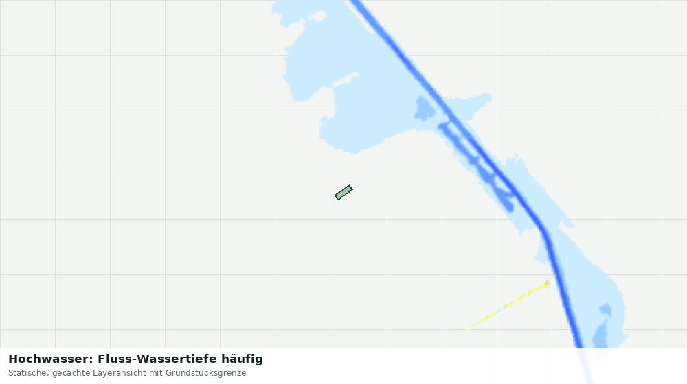 Statische Kartenansicht: Hochwasser: Fluss-Wassertiefe häufig