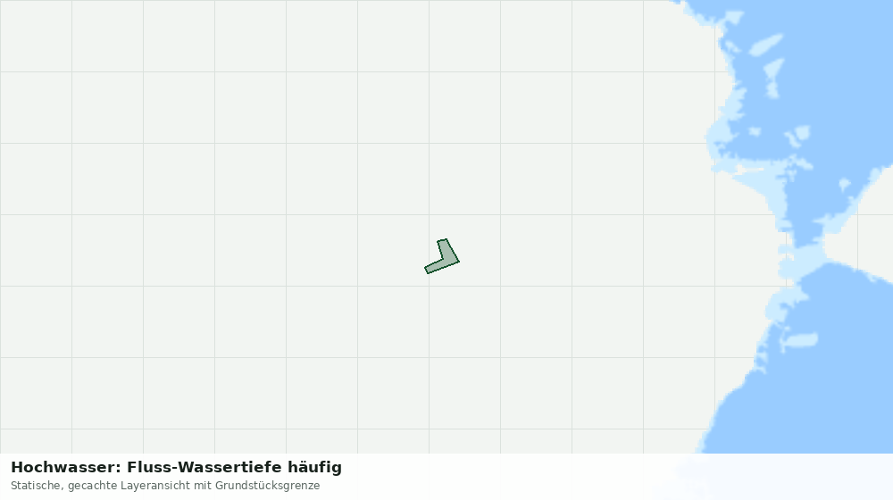 Statische Kartenansicht: Hochwasser: Fluss-Wassertiefe häufig
