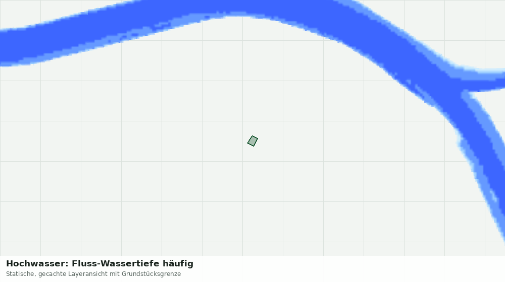 Statische Kartenansicht: Hochwasser: Fluss-Wassertiefe häufig